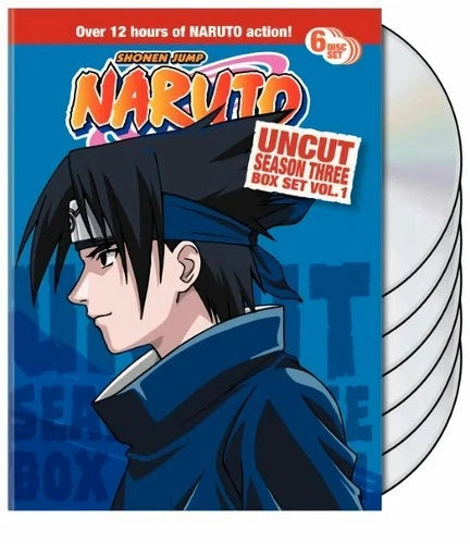 Naruto Uncut Season 3 Vol 1 Box Set DVD