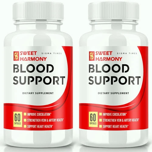 (2 Pack) Sweet Harmony Blood Support Supplement For Healthy Blood Sugar Levels