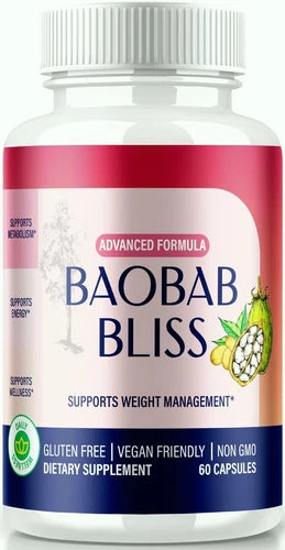 Baobab Bliss Capsules for Weight Loss, BaobabBliss Coffee Keto Pills 60ct