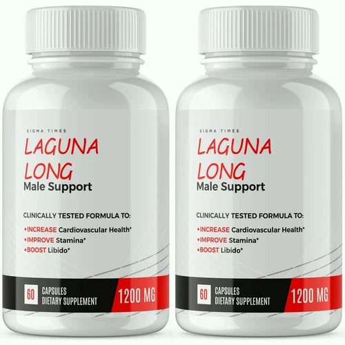 (2 Pack) Laguna Long Male Support Capsules, LagunaLong Power Performance for Men