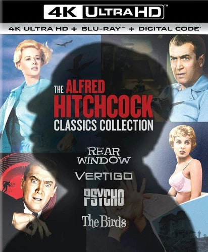 The Alfred Hitchcock Classics Collection 4K UHD Blu-ray James Stewart NEW