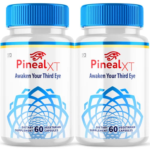 (2 Pack) Pineal XT, PinealXT Pineal Gland Support & Energy Pills (120 Capsules)
