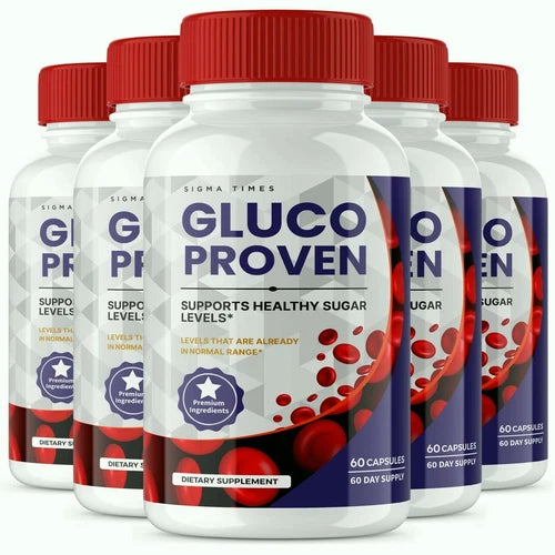 (5 Pack) Gluco Proven Capsules - Gluco Proven Advanced Formula Supplement