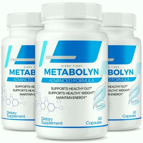 (3 Pack) Metabolyn Supplement Weight Loss, Advanced Fat-Burner Support Formula