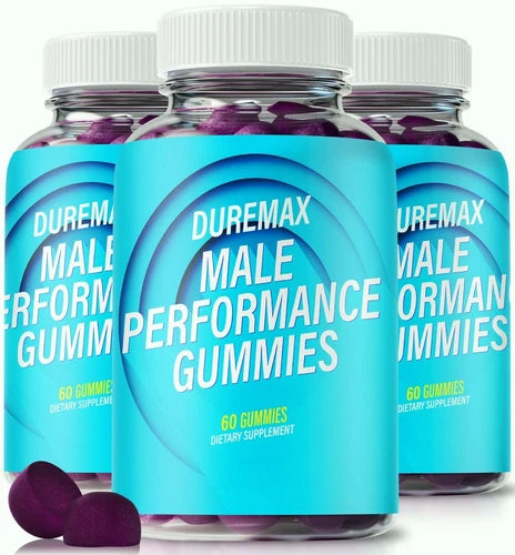 (3 Pack) Duremax Gummies for Men, Male Performance Gummy for Stamina