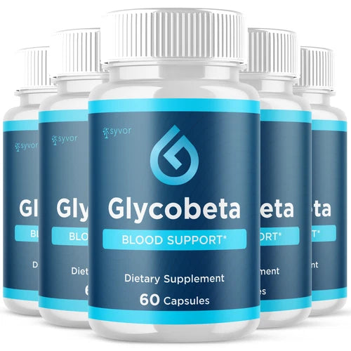 (5 Pack) Glycobeta Blood Balance Advanced Support Glycogen Vitamin 300 Capsules