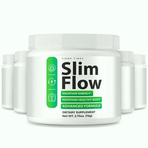 (5 Pack) Slim Flow Powder, SlimFlow Fat Burner Support for Weight Loss
