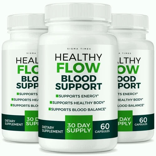 (3 Pack) Healthy Flow Blood Support, Healthy Flow Blood Support Supplement