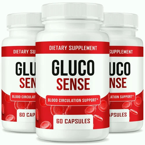 (3pk) GlucoSense, Advanced Gluco Sense for Blood Support and Healthy Levels