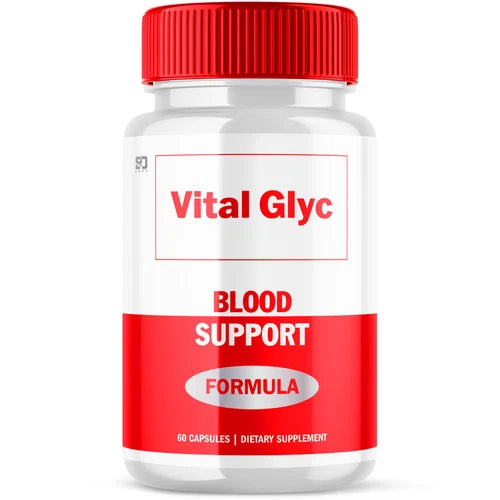 (1 Pack) Vital Glyc Pills - Blood Sugar Health Support Formula - 60 Capsules