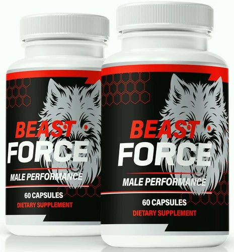 (2 Pack) Beast Force ed Pills for Men, BeastForce for Male Health & Performance
