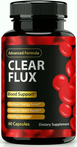 Clear Flux Pills, ClearFlux Blood Cleanse, Blood Support Formula 60ct