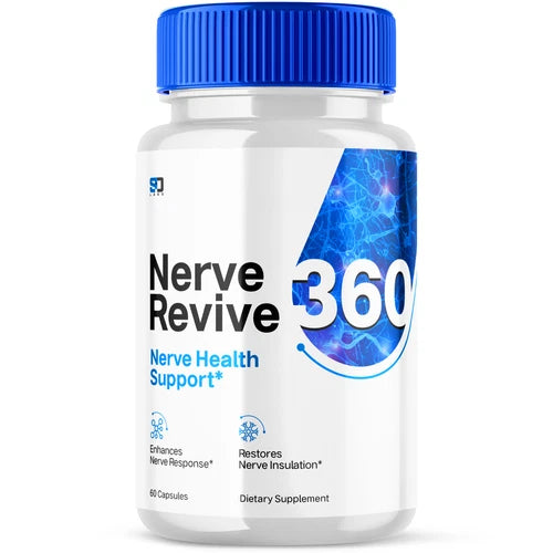 (1 Pack) Nerve Revive 360 - Nerve Health & Cognitive Support Supplement 60ct
