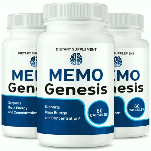 (3pk) MemoGenesis Capsules, Memo Genesis Brain Health Support Formula