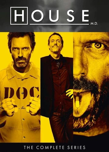 House The Complete Seasons 1-8 DVD Hugh Laurie