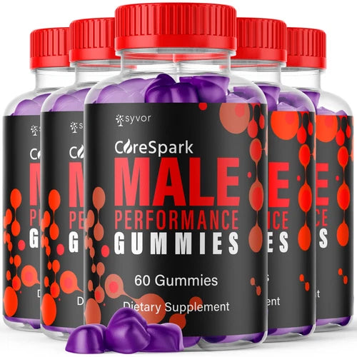 (5 Pack) Corespark Men's Gummies, Core Spark Advanced Pro Formula  300 Gummies