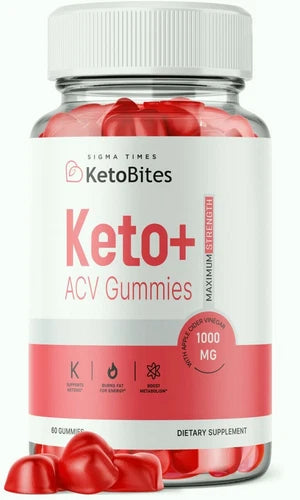 (1 Bottle)  Keto Bites, Keto Bites ACV Gummies, KetoBites Gummies Weight Loss