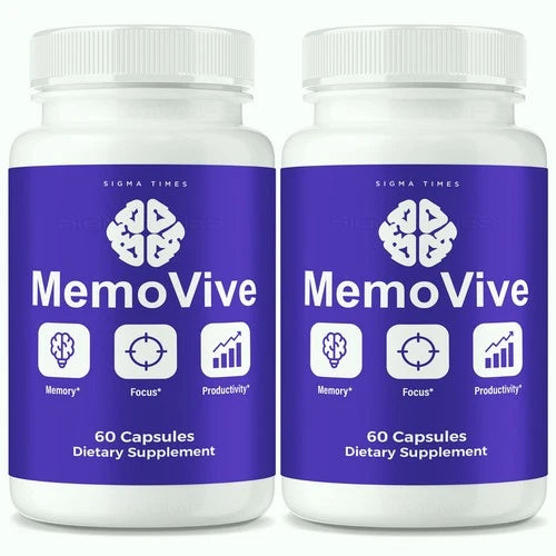 (2 Pack) MemoVive - Memo Vive Brain and Memory Supplement