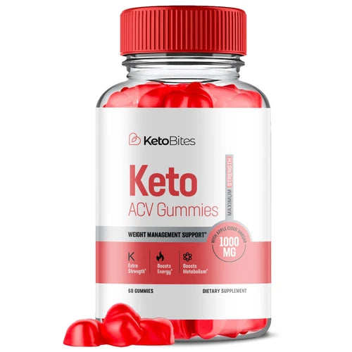Keto Bites ACV Gummies, KetoBites ACV Gummies for Weight Loss (60 Gummies)