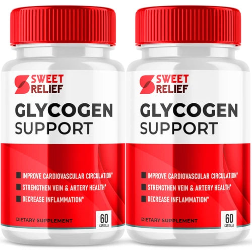 (2 Pack) Sweet Relief Glycogen Support Capsules, Sweet Relief (120 Capsules)