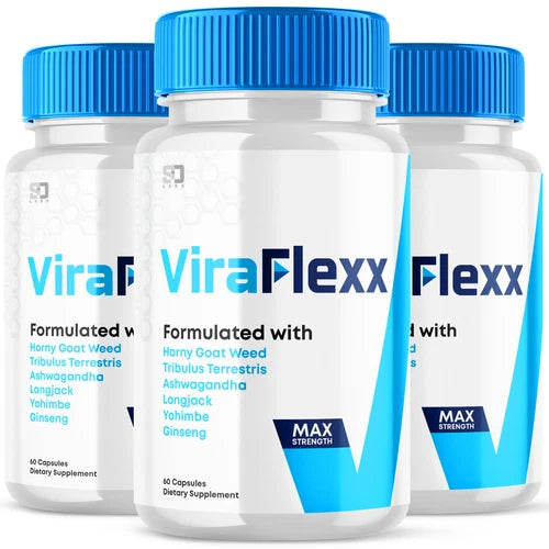 (3 Pack) Viraflexx Men Boosting Pills - Enhances Male Performance (180 Capsules)