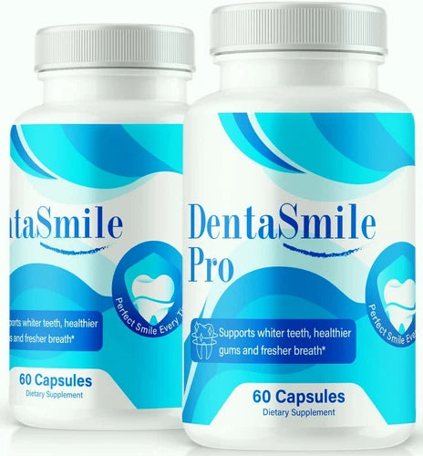 (2 Pack) DentaSmile Pro, Denta Smile Dental Support Pills for Healthy Gums