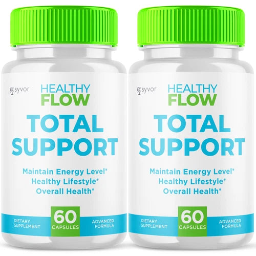 (2 Pack) Healthy Flow Total Support for Healthy Body & Overall Wellness 120 Caps