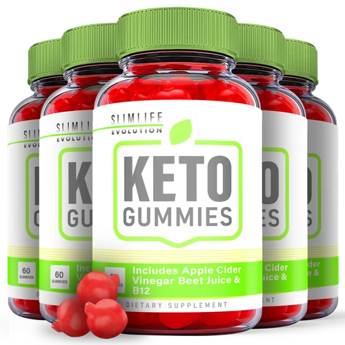 Slimlife Evolution Keto Gummies - Slim life ACV Gummy Weight Loss ORIGINAL-5Pack