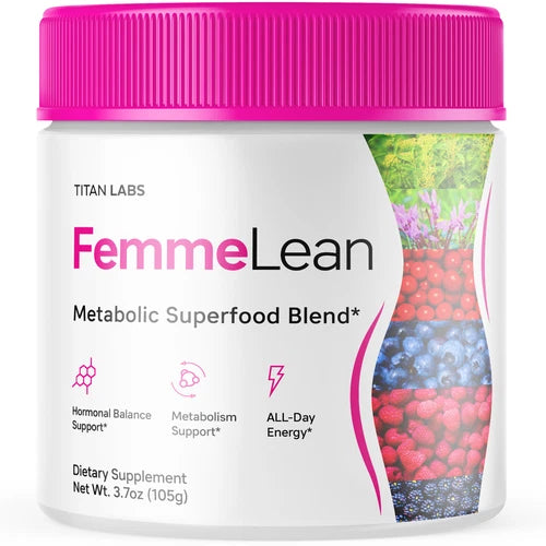 FemmeLean Superfood Powder - Advanced Support for Weight Management 105 Grams