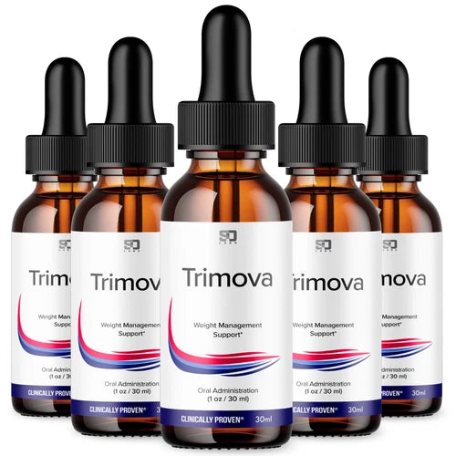 Trimova Metabolism Drops - Effective Weight Management for Men & Women (5 Pack)