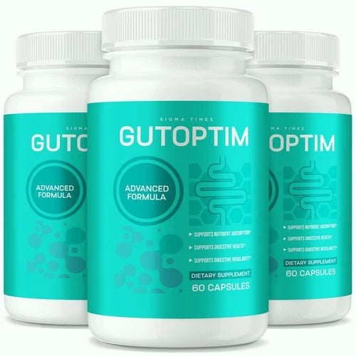 (3 Pack) Gutoptim Advanced Gut Health Pills to Support Digestion & Bloating
