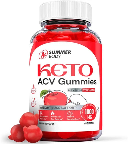 Summer Body Keto Gummies- Summer Body ACV Gummy For Weight Loss ORIGINAL -1 Pack