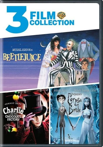Beetlejuice / Charlie and the Chocolate Factory / Corpse Bride DVD