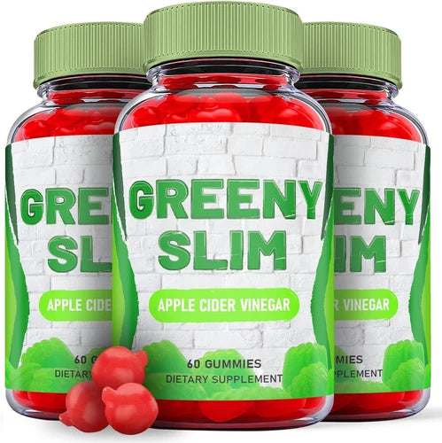 Greeny Slim Keto Gummies- Greeny Slim ACV Gummy For Weight Loss ORIGINAL -3 Pack