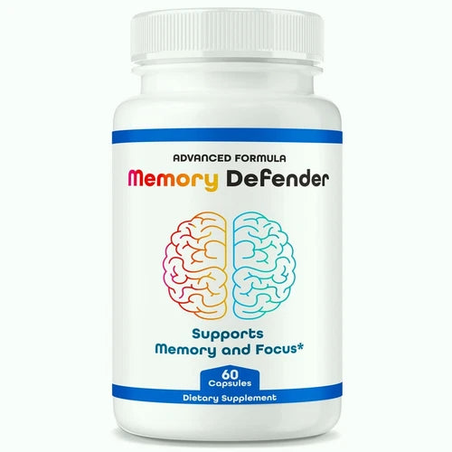 Memory Defender Brain & Memory Support Capsules, Advanced Cognitive Formula 60ct