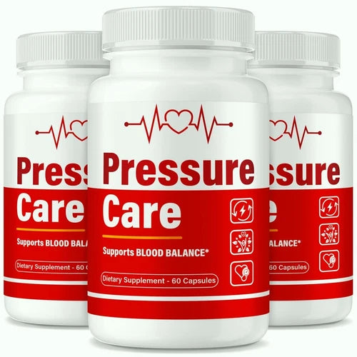 (3 Pack) Pressure Care Blood Support Pills for Circulation & Stable Levels