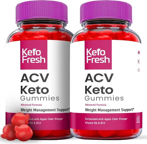 Keto Fresh Gummies - Keto Fresh ACV Gummys For Weight Loss ORIGINAL - 2 Pack