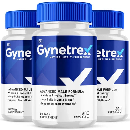(3 Pack) Gynetrex Male Enhancement Pills - Maximize Energy, Vitality & Stamina