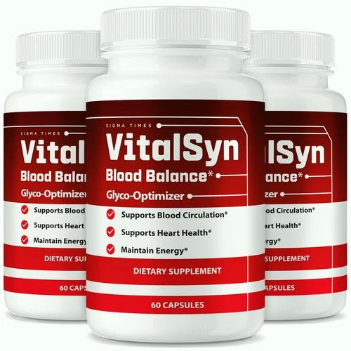 (3 Pack) VitalSyn Blood Support, Advanced Vital Syn Blood Support Formula