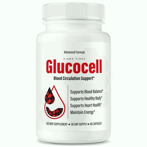 Glucocell Capsules, Gluco Cell Advanced Blood Health Support Formula (60ct)