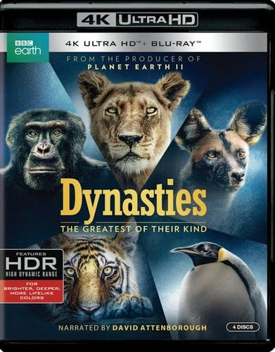 Dynasties 4K UHD Blu-ray  NEW