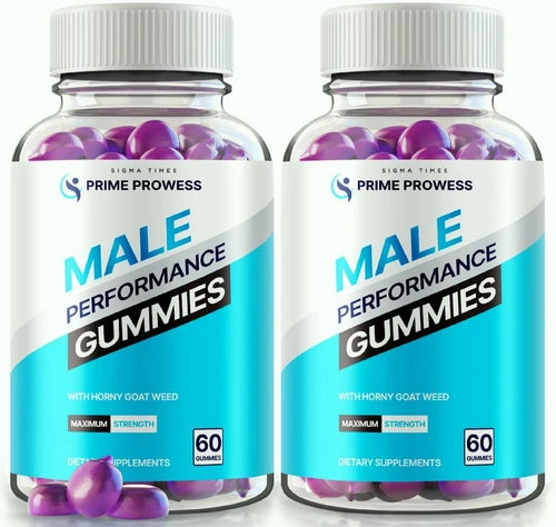 (2 Pack) Prime Prowess Male Health Gummies for Advanced Performance & Vitality