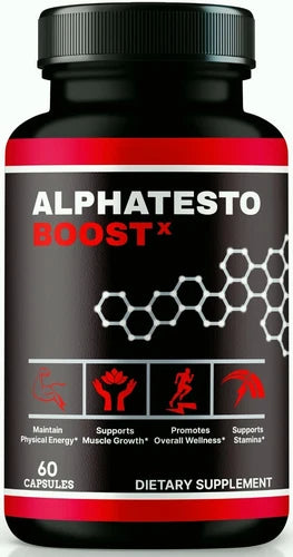 Alpha Testo Boost X Plus, Alpha Testo Booster for Men, AlphaTestoBoost+ 60ct