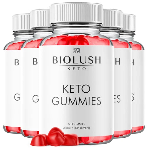 (5 Pack) BioLush Keto Gummies, Bio Lush ACV Gummies Weight Loss (300 Gummies)