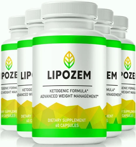 (5 Pack) Lipozem Advanced Dietary Pills to Support Weight Loss and Gut Health