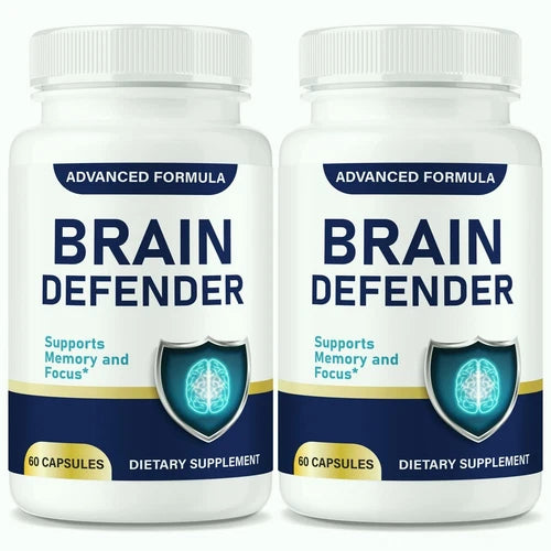 (2pk) Brain Defender Memory & Brain Support Capsules, Advanced Cognitive Formula