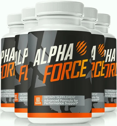 (5 Pack) Alpha Force for ed, Alpha Force for Men, AlphaForce Advanced Male Pills