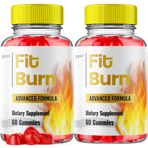 (2 Pack) Fit Burn Keto ACV Gummies 1000MG FitBurn Formula Vitamin 120 Gummies