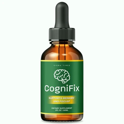 CogniFix – Natural Liquid Drops Brain Formula for Advanced Memory (30 Servs.)